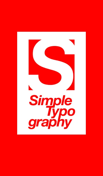 [LINE着せ替え] Simple Typography Themeの画像1