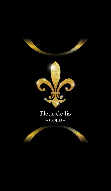 [LINE着せ替え] 百合の紋章 〜Fleur-de-lis GOLD〜 -ver.2-の画像1