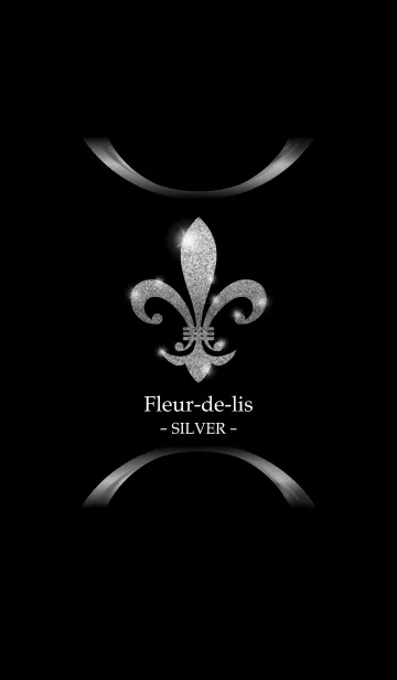 [LINE着せ替え] 百合の紋章 〜Fleur-de-lis SILVER〜 ver.2の画像1