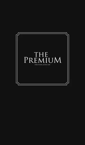 [LINE着せ替え] The Premium blackの画像1