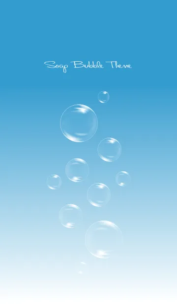 [LINE着せ替え] Soap Bubble Theme.の画像1