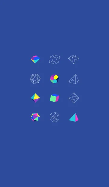 [LINE着せ替え] Colorful GEOMETRYの画像1