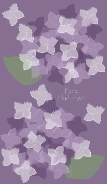 [LINE着せ替え] Pencil Hydrangeaの画像1