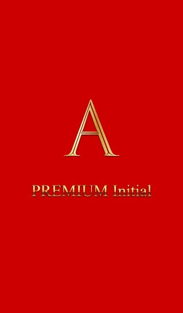 [LINE着せ替え] PREMIUM Initial Aの画像1