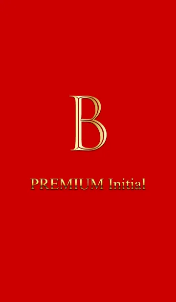 [LINE着せ替え] PREMIUM Initial Bの画像1