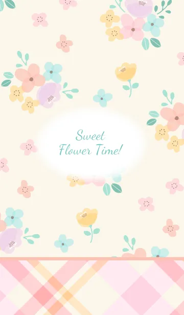 [LINE着せ替え] Sweet flower time！の画像1