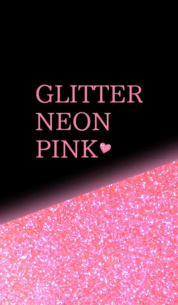 [LINE着せ替え] Glitter Neon Pink♡の画像1