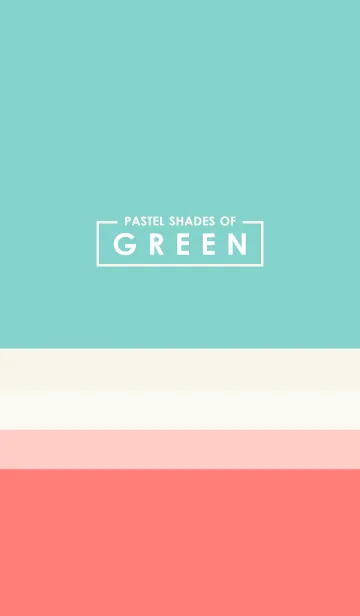 [LINE着せ替え] Pastel Shades of Green IIの画像1