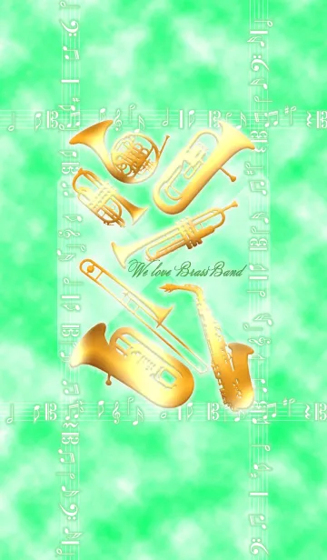 [LINE着せ替え] We love Brass-band2の画像1