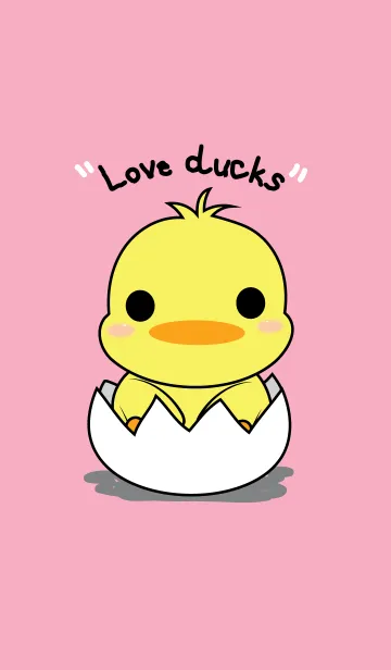 [LINE着せ替え] Love ducksの画像1