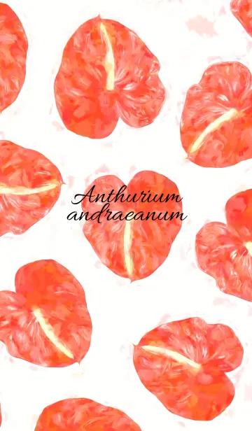 [LINE着せ替え] Anthurium andraeanumの画像1