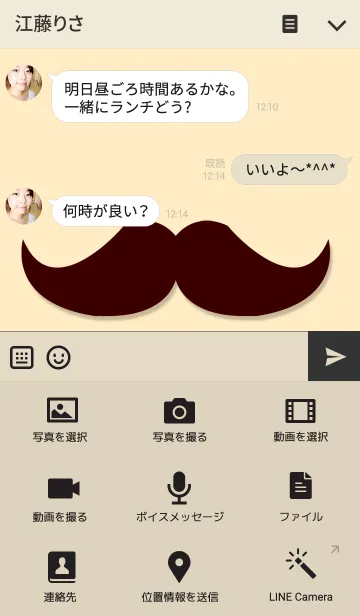 [LINE着せ替え] Brown beardの画像4