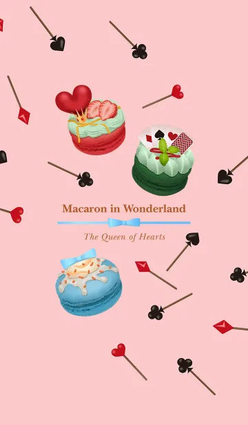 [LINE着せ替え] Macaron in Wonderland-Queen of Heartsの画像1