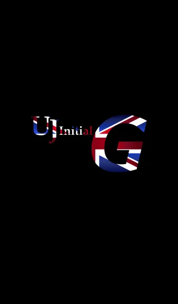 [LINE着せ替え] UJ Initial Gの画像1