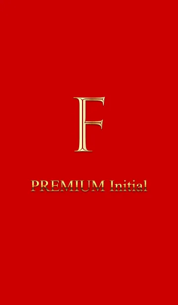 [LINE着せ替え] PREMIUM Initial Fの画像1