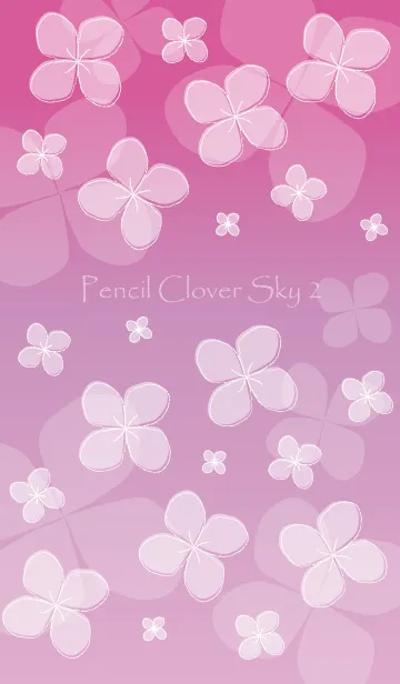 [LINE着せ替え] Pencil Clover Sky 2の画像1