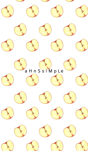 [LINE着せ替え] ahns simple_036_appleの画像1