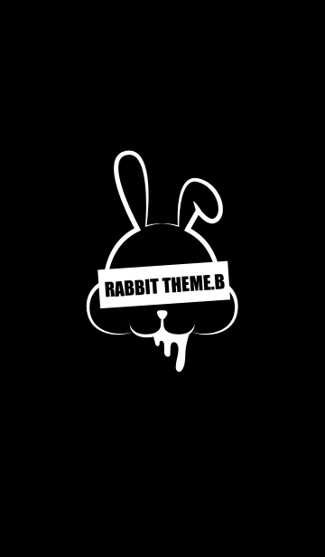 [LINE着せ替え] DARK RABBIT THEME.Bの画像1