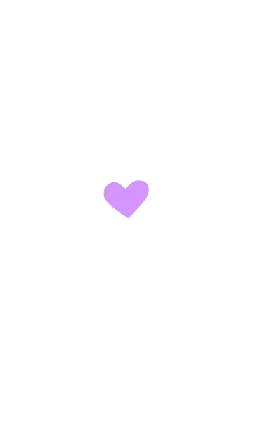 [LINE着せ替え] Simple heart -purple-の画像1