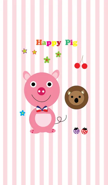 [LINE着せ替え] pig pig theme v.5の画像1