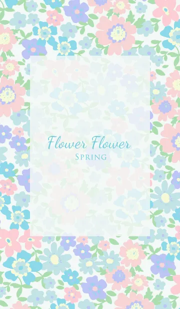 [LINE着せ替え] Flower Flower Springの画像1