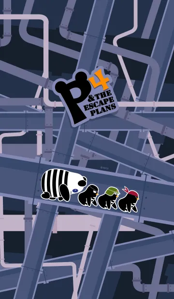 [LINE着せ替え] P4 ＆ the Escape Plan (Version 1.)の画像1