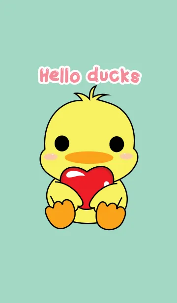 [LINE着せ替え] Hello ducksの画像1