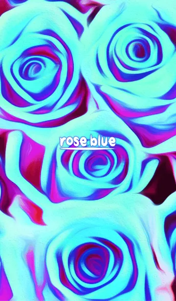 [LINE着せ替え] rose blueの画像1