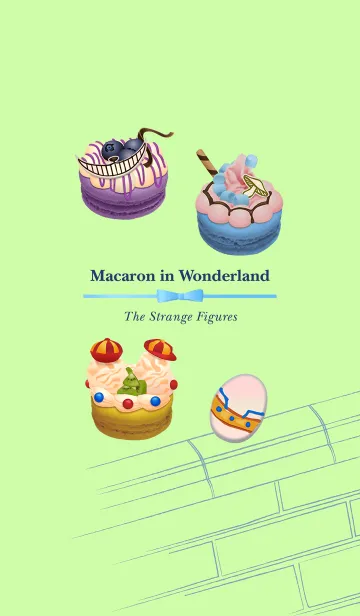 [LINE着せ替え] Macaron in Wonderland-Strange Figuresの画像1