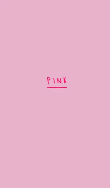 [LINE着せ替え] P I N K simpleの画像1