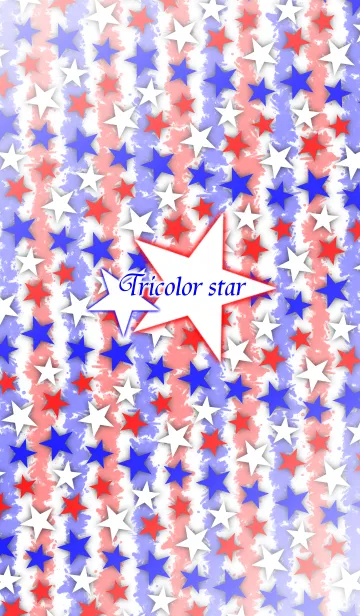 [LINE着せ替え] Tricolor starの画像1