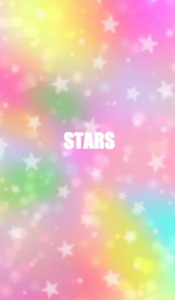 [LINE着せ替え] Stars ～レインボーカラー～の画像1