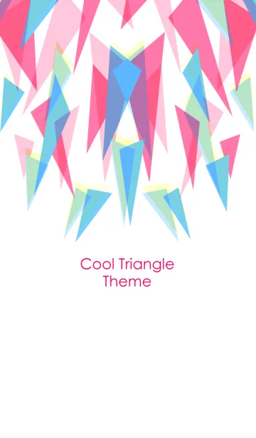 [LINE着せ替え] Cool triangle themeの画像1