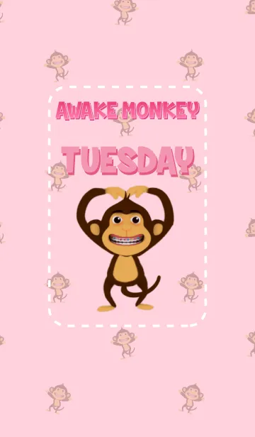 [LINE着せ替え] Awake Monkey Tuesdayの画像1