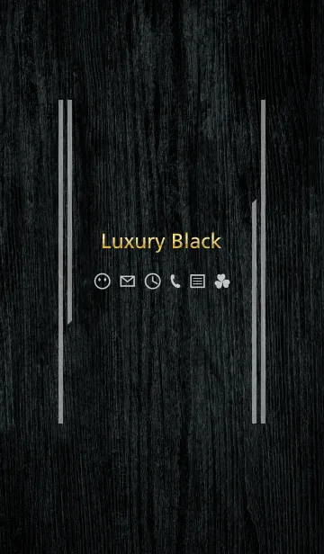 [LINE着せ替え] Luxury Black colourの画像1