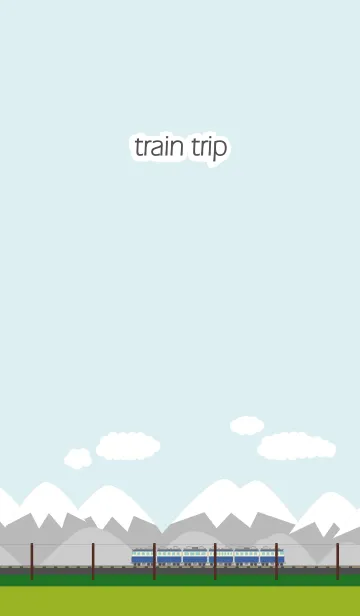 [LINE着せ替え] train trip 2の画像1