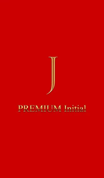 [LINE着せ替え] PREMIUM Initial Jの画像1