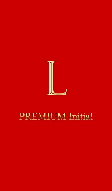 [LINE着せ替え] PREMIUM Initial Lの画像1