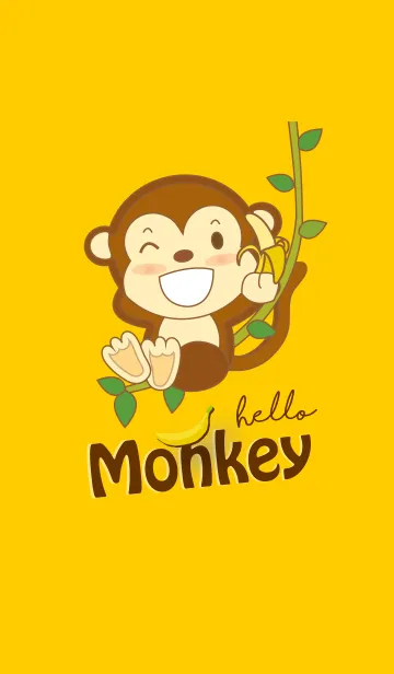 [LINE着せ替え] Hello Monkey！の画像1