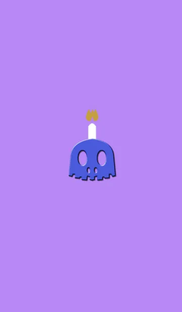 [LINE着せ替え] Candle skull2の画像1