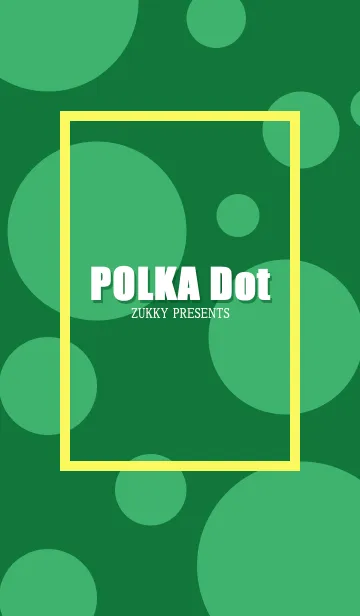 [LINE着せ替え] POLKA Dot Greenの画像1