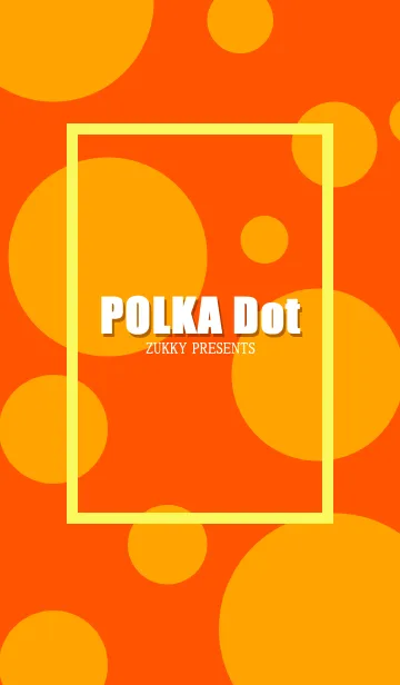 [LINE着せ替え] POLKA Dot Orangeの画像1