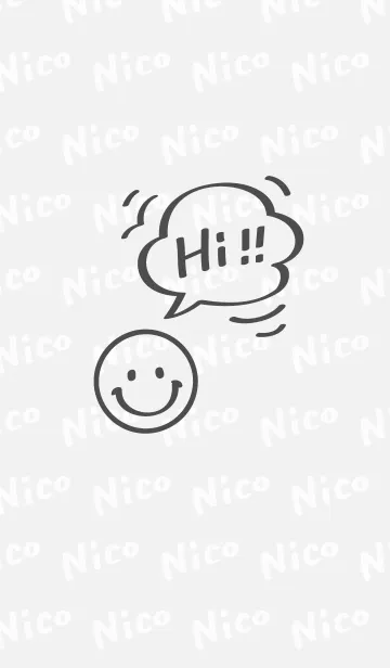 [LINE着せ替え] Nico "Hi！！"の画像1