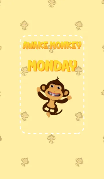 [LINE着せ替え] Awake Monkey Mondayの画像1