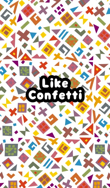 [LINE着せ替え] Like Confettiの画像1