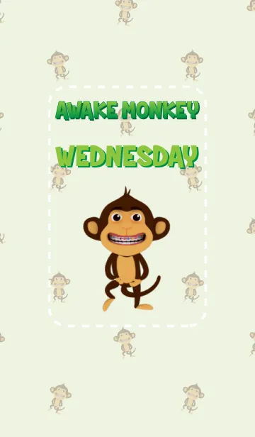 [LINE着せ替え] Awake Monkey Wednesdayの画像1