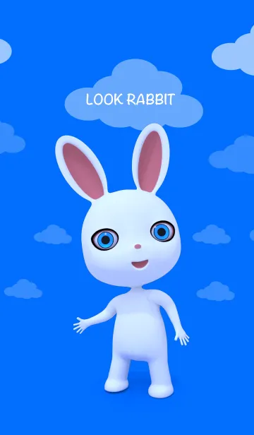 [LINE着せ替え] Look Rabbitの画像1