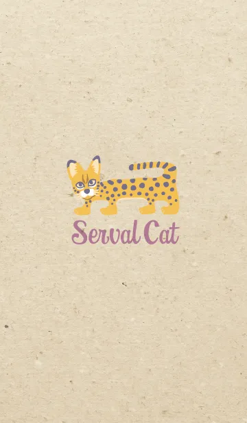 [LINE着せ替え] Serval Catの画像1