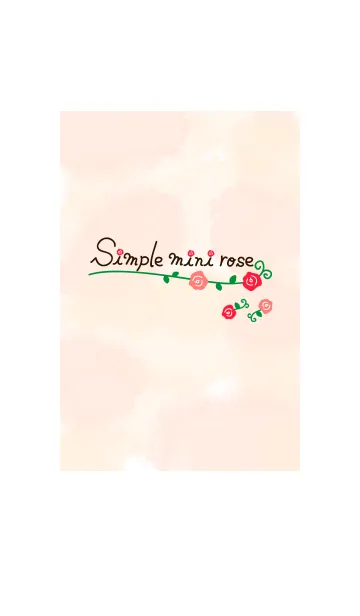 [LINE着せ替え] Simple mini roseの画像1