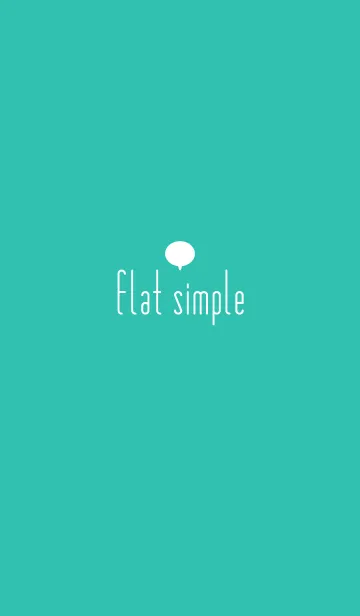 [LINE着せ替え] flat simpleの画像1